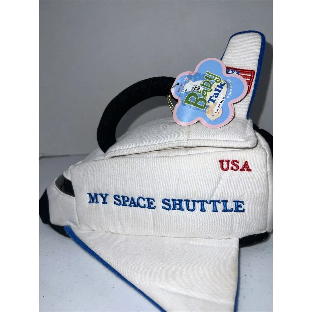 Aurora Baby Talk My Space Shuttle USA Plush Playset & Case, Finger Puppets